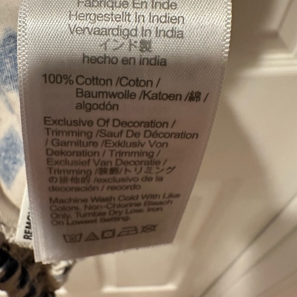 Madewell Shibori-Print V-Back Top-Size 00 - Picture 4 of 10